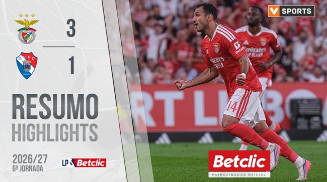 Benfica 3-1 Gil Vicente: late goals keep Benfica hot on Porto’s heels