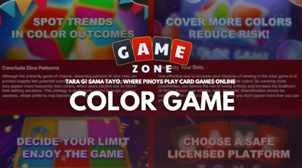 Color Game Philippines, Tara G! Sama Tayo. Where Pinoys Play Card Games Online