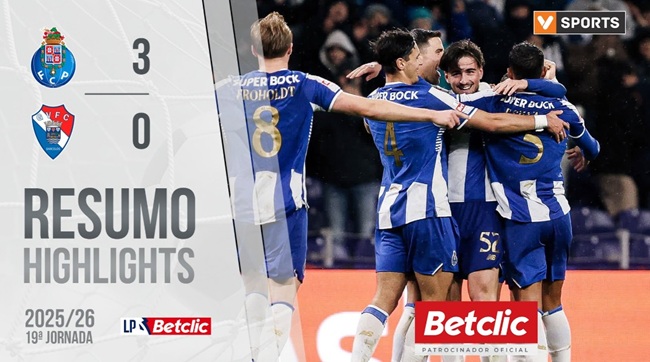 Porto 3-0 Gil Vicente - Dragons remain on track to reclaim the Primeira Liga title