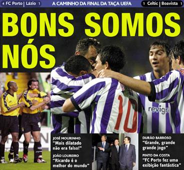 Classic matches: FC Porto 4-1 Lazio (10/04/2003)