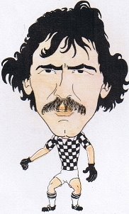 Cartoon depiction of João Alves during his Boavista days (Image: gloriasdopassado.blogspot.com)