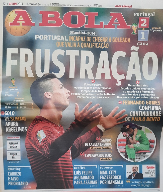 World Cup 2014 revisited: Portugal fail mission Ghana and crash out at the group stage