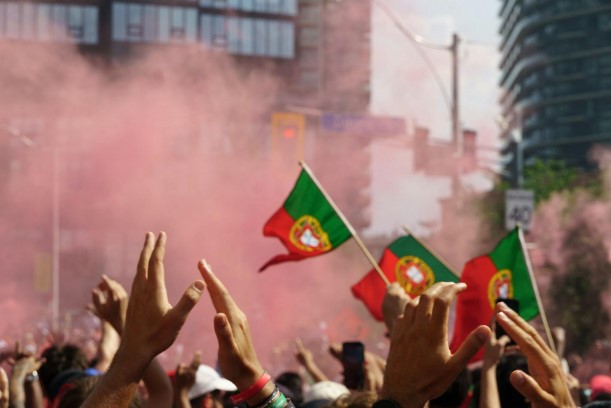Portugal’s huge diaspora in Canada showed their support for Portugal in Toronto during the 2026 World Cup (Photo: Kyle Hinkson on Unsplash)