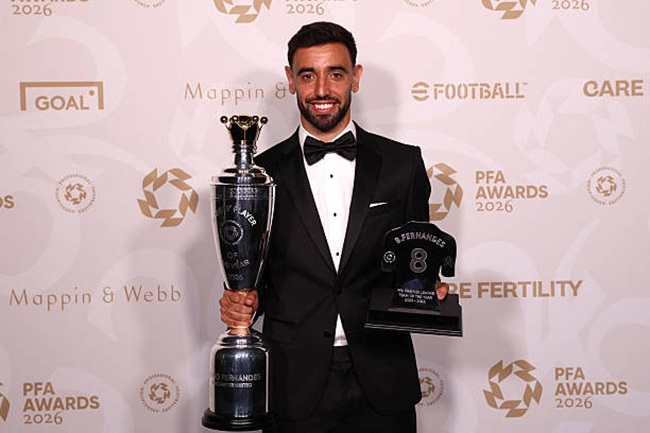 Bruno Fernandes named PFA Player of the Year: 