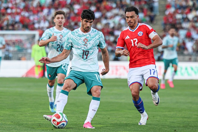 Gonçalo Guedes scored his first goal for four years for the Seleção