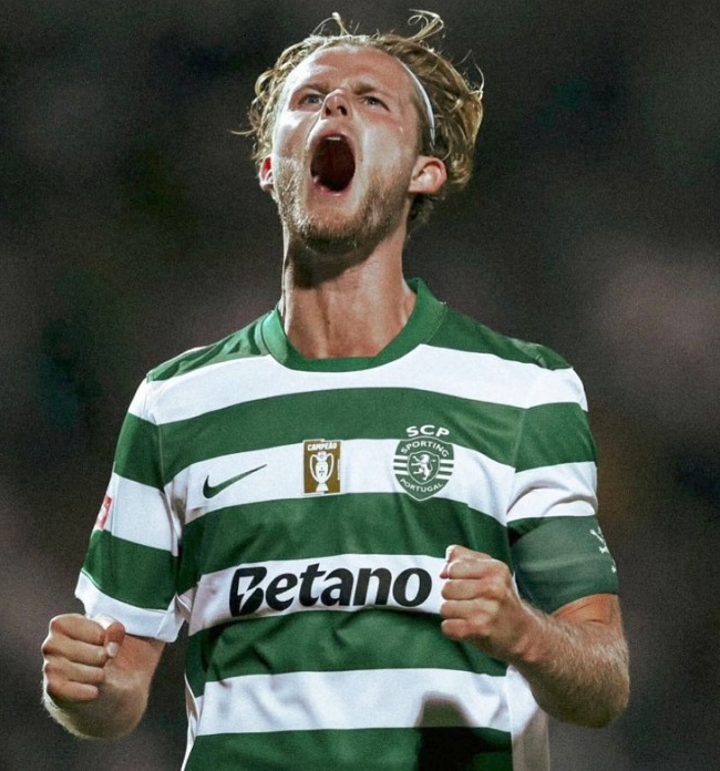 Last-gasp Hjulmand header gives Sporting 2-1 victory over Santa Clara in the Azores