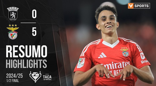 Tirsense 0-5 Benfica: high-flying Eagles all but book Portuguese Cup final date