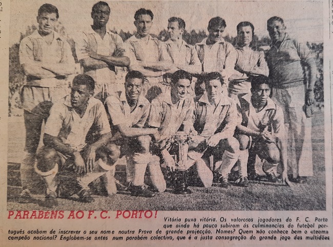 FC Porto won their first Portuguese league and cup double in the 1955/56 season