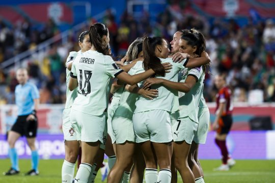 Portugal women were far to strong for Latvia in Estoril tonight